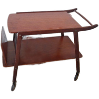 Vintage Jaren 60 Trolley/serveerwagen