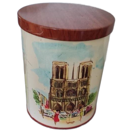 Vintage Blik Notre Dame Bruin Deksel 1