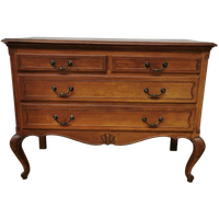Vintage Queen Ann Ladekastje, Commode Dressoir Ladekast Badkamermeubel