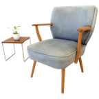 Vintage Club Fauteuil Cocktail Fauteuil Stoel Jaren 50 / 60 thumbnail 1