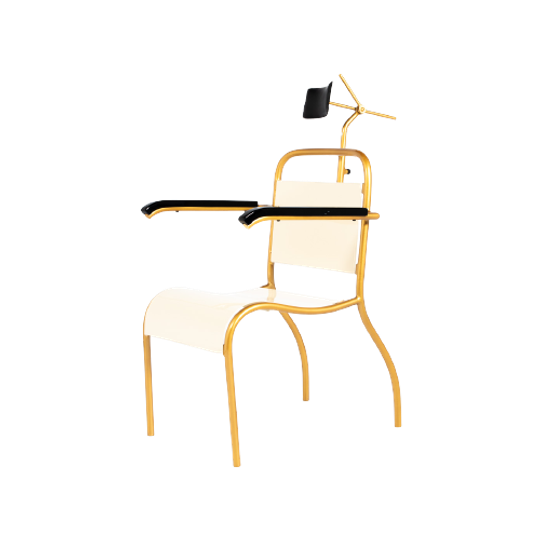 Painted Dentist Armchair From 1950’s 1