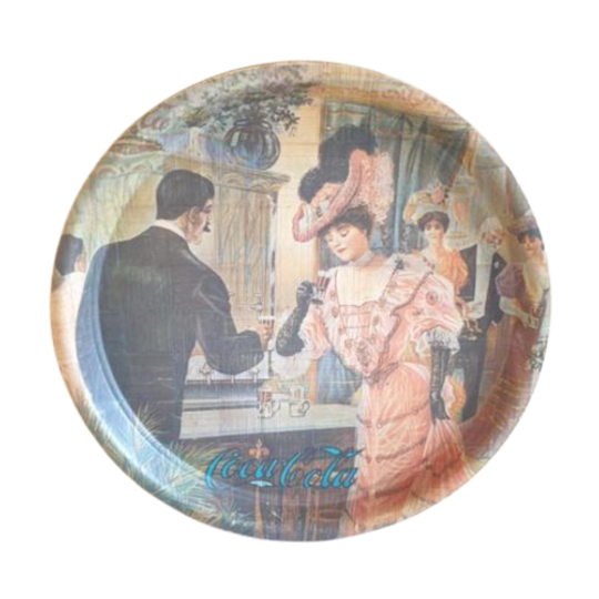 Vintage Rond Coca Cola Dienblad 1