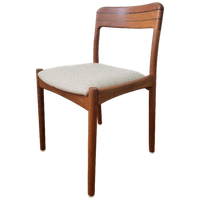 Set Van Vier Deense Stoelen In Teak Uit De Jaren '60
