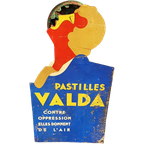 Art Deco Reclameplaat Pastilles Valda😍 thumbnail 1