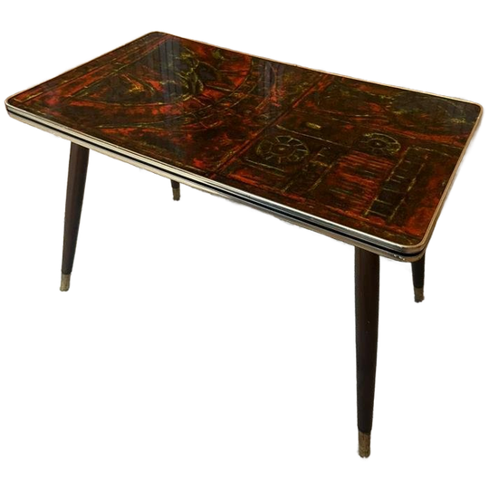Vintage Retro ‘pop Art’ Bijzettafel 1