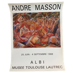 André Masson (1896-1987), La Carriere Bibemus, 1948. Exhibition Poster Albi Musee Toulouse Lautrec thumbnail 1