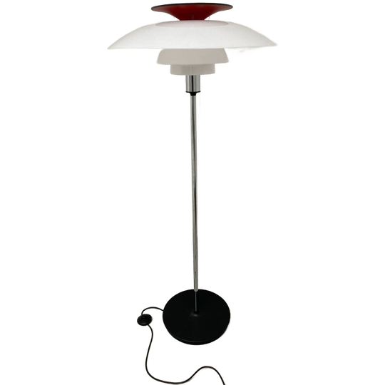 Louis Poulsen Ph 80 Vloerlamp Wit Rood 1