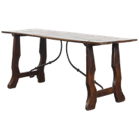 Karaktervolle 18e-eeuwse Antieke Spaanse Side Table/ Eettafel Met Een Prachtig Patina