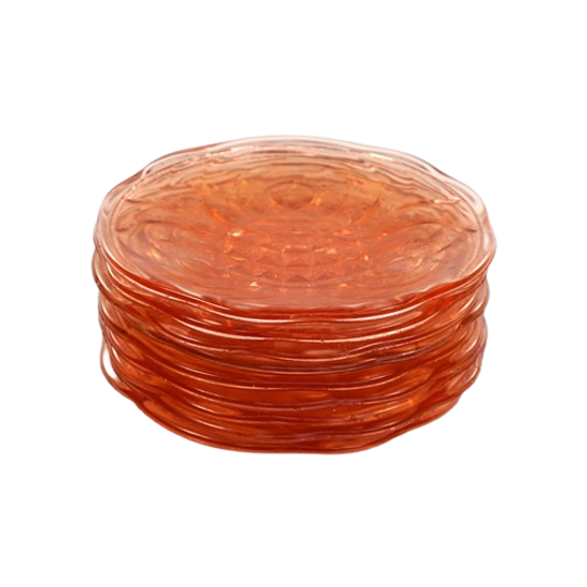 Vintage Glazen Schotels Roze 1