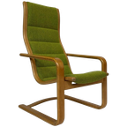 Vintage Yngve Ekström Swedese Fauteuil Melano Armchair thumbnail 1