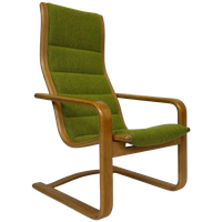 Vintage Yngve Ekström Swedese Fauteuil Melano Armchair