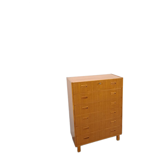 Ladekast Met 6 Diepe Lades Uit Zweden Vintage 1