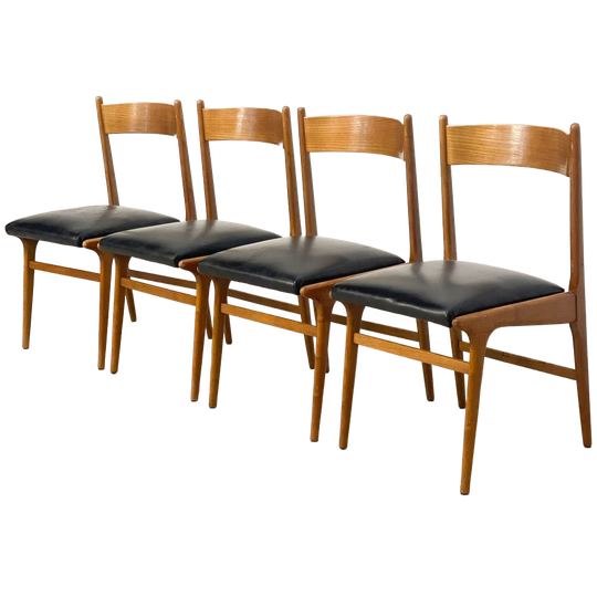 Vintage Italian Dining Chairs, 1960s 1