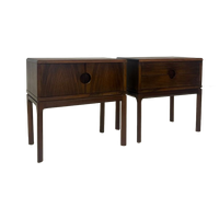 Set Of 2 Vintage Side Tables By Kai Kristiansen - Model 384
