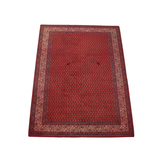 Groot Oosters Vloerkleed Met Voornamelijk Rode En Paarse Kleuren 300x200cm 1