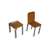 2 X Folding Chair By Nicolai Carels For Osini '90