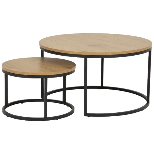 By fonQ | Lowen Salontafel Set Van 2 - Bruin 1