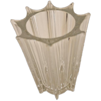 Vintage Glazen Vaas Stervormige Retro Kristal Vaas