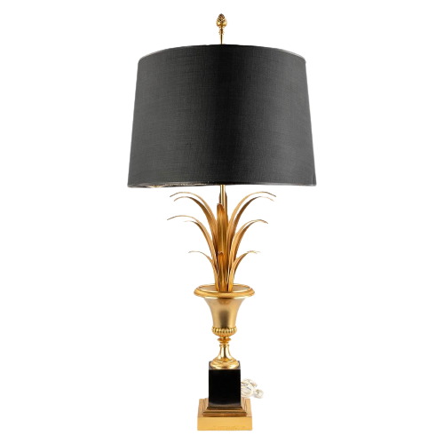 Hollywood Regency Table Lamp Attributed To Boulanger S.A.