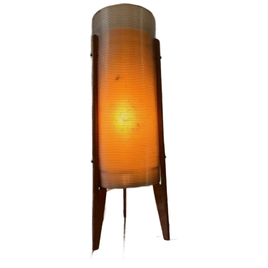 Vintage Mini Raket Tafellamp / Lampje 'rotaflex' 1