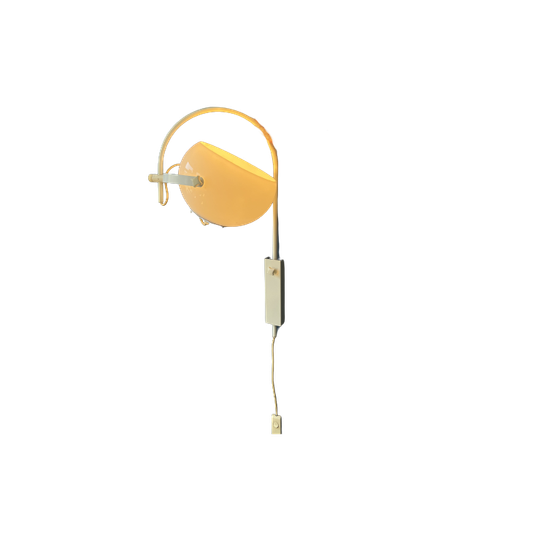 Anvia Mushroom Wandlamp - Space Age Arc Wandlamp - Wit 70s Sconce 1