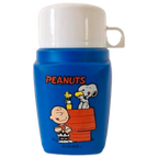 Vintage Drinkbeker Kan Snoopy Peanuts Thermos 1985 thumbnail 1