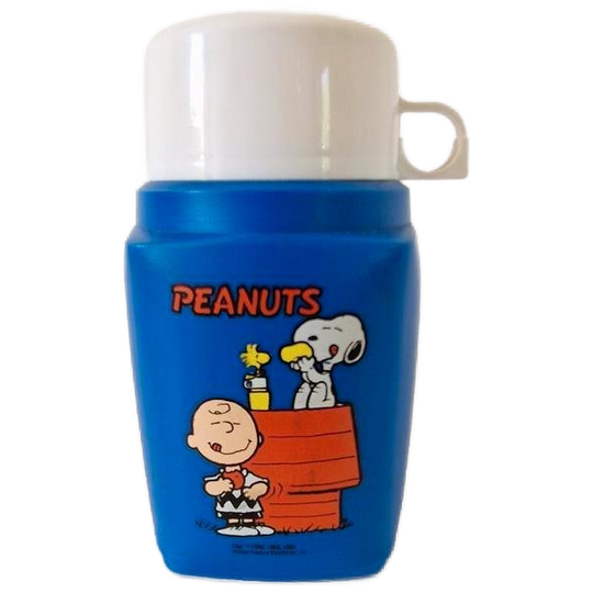 Vintage Drinkbeker Kan Snoopy Peanuts Thermos 1985 1