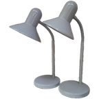 2 Vintage Lampen Bureaulamp Industriele Lamp Retro thumbnail 1