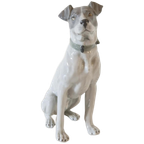 Fritz & Ilse Pfeffer Gotha Germany Porselein Hond Beeld thumbnail 1