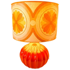 Retro Lamp Jaren 70 Stijl Schemerlamp Tafellamp thumbnail 1