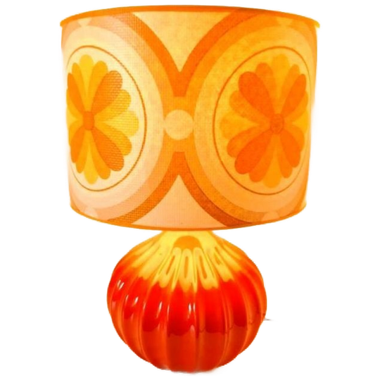 Retro Lamp Jaren 70 Stijl Schemerlamp Tafellamp 1