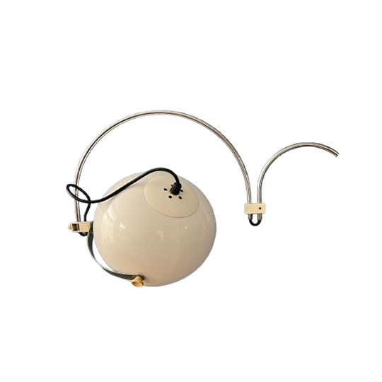 Anvia Space Age Double Arc Wandlamp Met Plexiglass Mushroom Kap 1