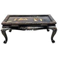 Chinese Lak- 'Coffee Table' - Handwerk - Verguld - Parelmoer - China - 3E Helft 20E Eeuw