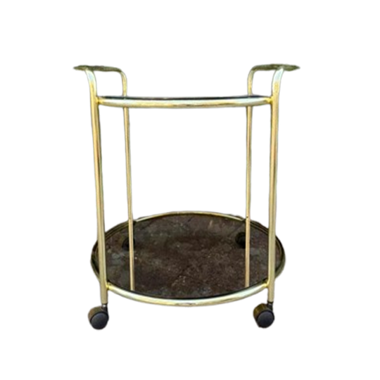 Vintage Serveer Trolley, Bar Trolley Hollywood Regency 1