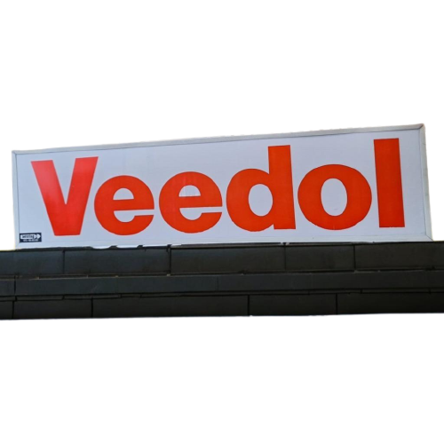 Gigant Van Een Veedol Lichtbak Reclame️️⛽️