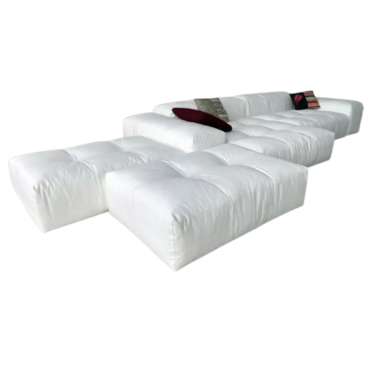 Beautiful Saba Sofa White Creta 1