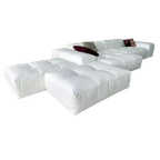 Beautiful Saba Sofa White Creta thumbnail 1