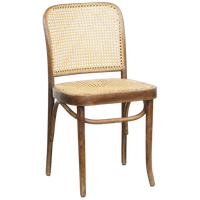 Tijdloos En Charmant Bistro Stoeltje In De Stijl Van Thonet Met Uniek Houten Frame