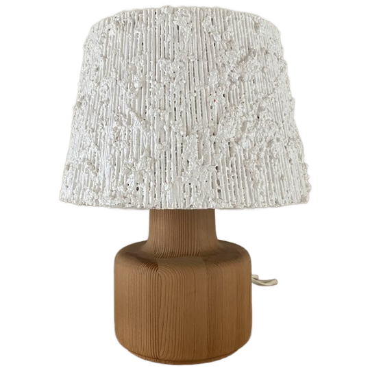 Vintage Bestform Teakhouten Tafellamp 1