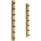 Set Van 2 Messing Wandlampen Met 7 Lichtpunten 70292, 70334 thumbnail 1