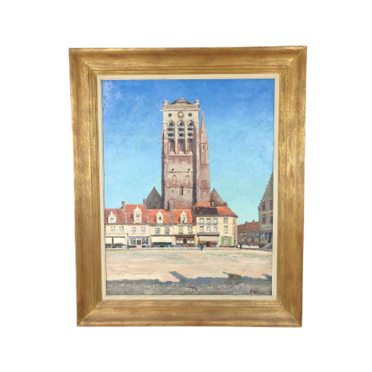 Gaston De Biemme - Zonnige Marktplaats Van Veurne 1