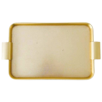 Hollywood Regency Goudkleurig Dienblad Woodmet Stijl 1960’s