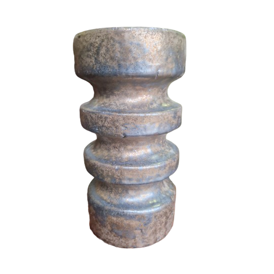 Prachtig Aardewerk Bronskleurige Vaas 29x13 1