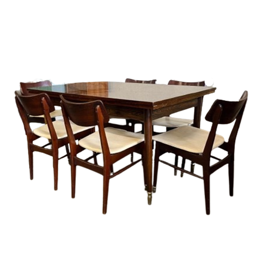 Vintage Uittrekbare Tafel / Eettafel 1