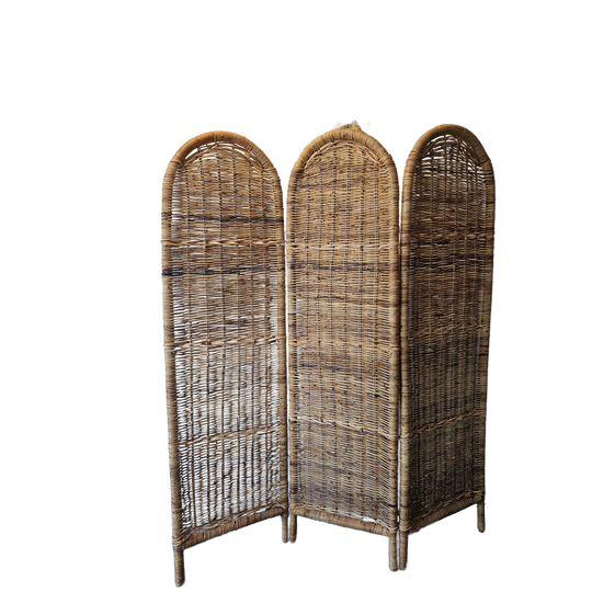 Rotan Vintage  Kamerscherm Roomdivider 1