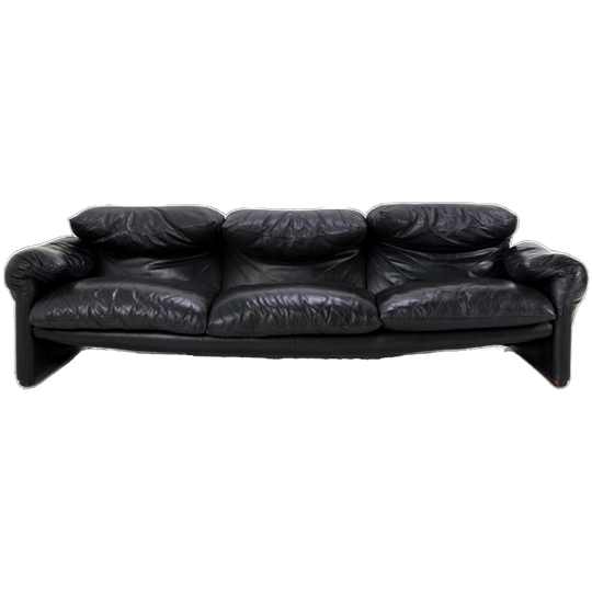Cassina Maralunga 3-seater – Early Edition 1970s 1