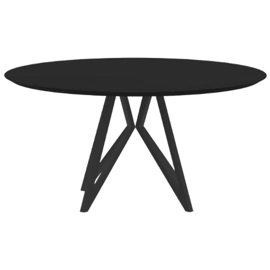 Studio Henk | Eettafel 150 Zwart Fenix Butterfly 1