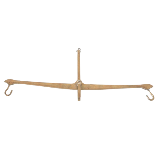 Oude Koperen Weegschaal Hangsysteem Voor Hangpot Bloenpot 1