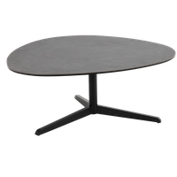 Vollterra Salontafel - 100 X 95 Cm - Zwart Keramiek