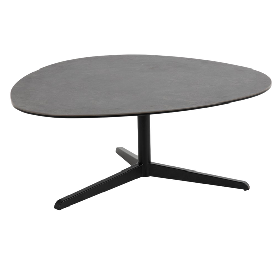 Vollterra Salontafel - 100 X 95 Cm - Zwart Keramiek 1